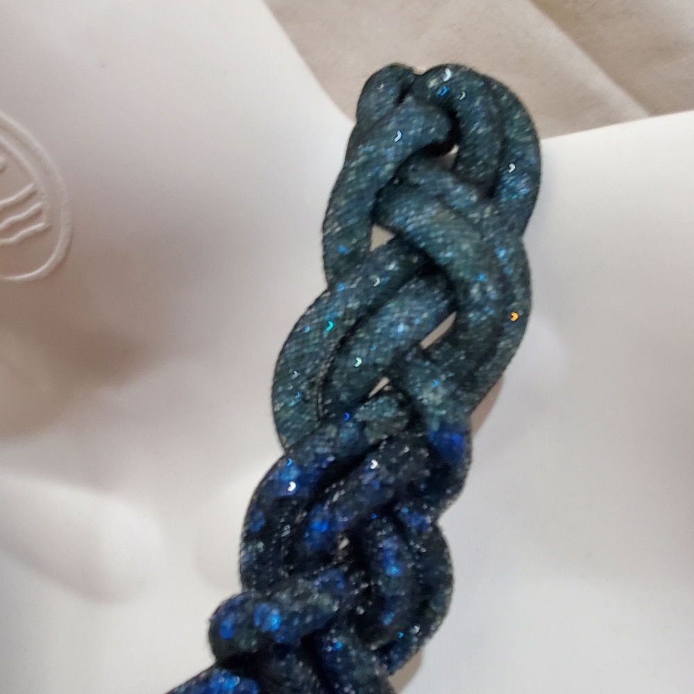 Ombre Nylon Statement Necklace